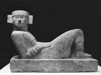 Chac-Mool, z Chichén Itzá, Jukatan, ok. 987-1185 p.n.e. (wapień)